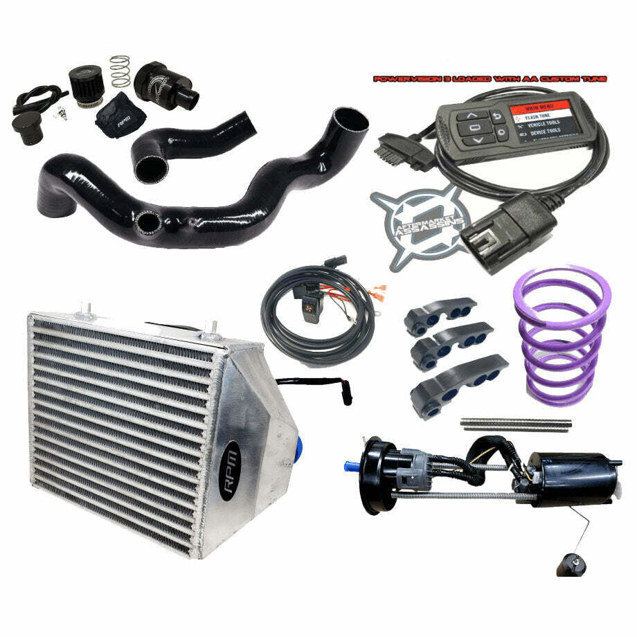 RPM Powersports Can-Am Maverick X3 120HP -205HP Complete X3 Big Core Intercooler Kit with Tuner